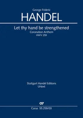 Händel / Schab |  Let thy hand be strengthened. Coronation Anthem II (Klavierauszug) | Buch |  Sack Fachmedien