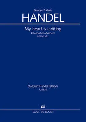 Händel / Schab |  My heart is inditing. Coronation Anthem IV (Klavierauszug) | Buch |  Sack Fachmedien