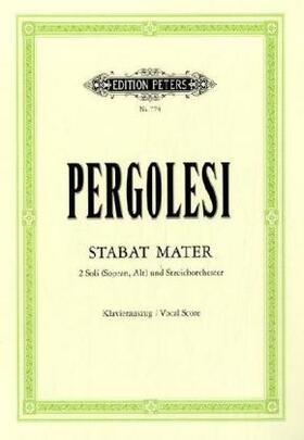 Pergolesi / Rösler |  Stabat Mater | Buch |  Sack Fachmedien