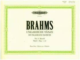 Brahms / Singer |  Ungarische Tänze (original) Band 1 | Buch |  Sack Fachmedien