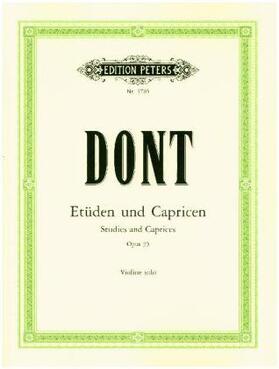  24 Etudes and Caprices Op. 35 for Violin | Buch |  Sack Fachmedien