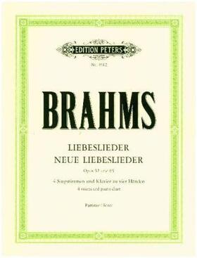 Brahms / Daumer / Soldan |  Liebeslieder / Neue Liebeslieder op. 52 / 65 | Buch |  Sack Fachmedien