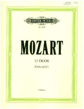 Mozart / Engels |  12 Duos KV 487 (496a) | Buch |  Sack Fachmedien