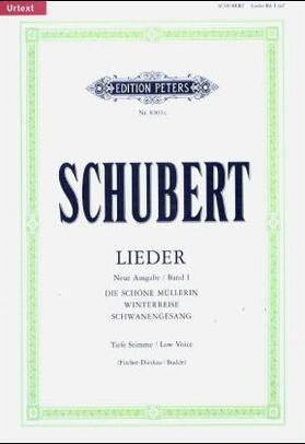 Schubert / Fischer-Dieskau / Budde |  Lieder, Band 1 / Neue Ausgabe / URTEXT | Buch |  Sack Fachmedien