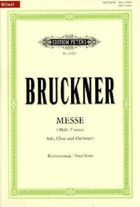  Mass in F Minor Wab 28 (Vocal Score) | Buch |  Sack Fachmedien