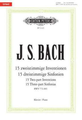 Bach |  15 zweistimmige Inventionen BWV772-786 und 15 dreistimmige Sinfonien BWV787-801 | Buch |  Sack Fachmedien