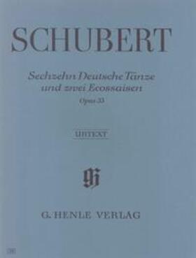 Schubert / Mies |  Sechzehn Deutsche Tänze und zwei Ecossaisen op. 33 (D 783) | Buch |  Sack Fachmedien