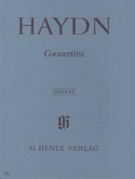 Haydn / Walter |  Concertini für Klavier (Cembalo) mit zwei Violinen und Violoncello | Buch |  Sack Fachmedien