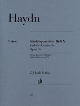 Haydn / Walter |  Haydn, Joseph - Streichquartette Heft X op. 76 (Erdödy-Quartette) | Buch |  Sack Fachmedien