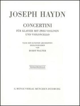 Haydn / Walter |  Concertini für Klavier (Cembalo) mit zwei Violinen und Violoncello | Buch |  Sack Fachmedien