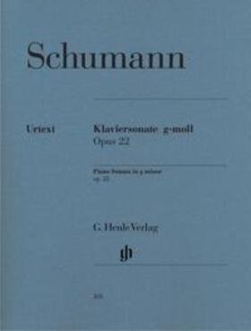 Herttrich |  Robert Schumann - Klaviersonate g-moll op. 22 (mit ursprünglichem Finalsatz) | Buch |  Sack Fachmedien