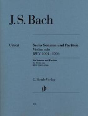 Bach / Rönnau |  Sonaten und Partiten BWV 1001-1006 für Violine solo (unbezeichnete und bezeichnete Stimme) | Buch |  Sack Fachmedien