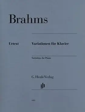 Gerlach / Herttrich / Kann |  Brahms, Johannes - Variationen für Klavier | Buch |  Sack Fachmedien