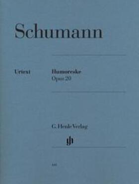 Herttrich |  Robert Schumann - Humoreske B-dur op. 20 | Buch |  Sack Fachmedien