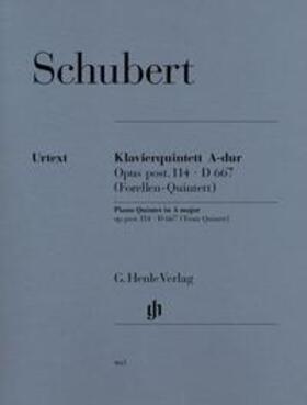 Schubert / Haug-Freienstein |  Quintett A-dur op. post. 114 D 667 für Klavier, Violine, Viola, Violoncello und Kontrabass [Forellenquintett] | Buch |  Sack Fachmedien
