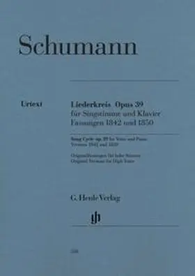 Ozawa |  Robert Schumann - Liederkreis op. 39, nach Eichendorff, Fassungen 1842 und 1850 | Buch |  Sack Fachmedien