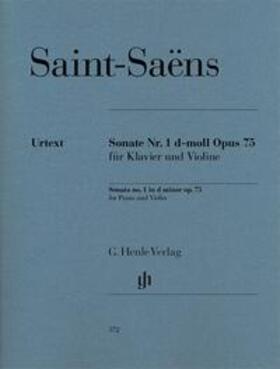 Saint-Saens / Jost |  Sonate Nr. 1 d-moll op. 75 für Klavier und Violine | Buch |  Sack Fachmedien