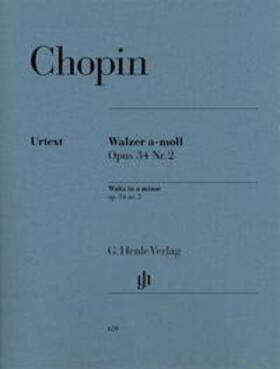 Chopin / Zimmermann |  Walzer a-moll op. 34,2 | Buch |  Sack Fachmedien