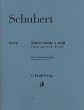 Schubert / Mies |  Klaviersonate a-moll op. post. 164 D 537 | Buch |  Sack Fachmedien