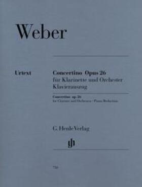 Gertsch |  Weber, Carl Maria von - Concertino op. 26 für Klarinette und Orchester | Buch |  Sack Fachmedien