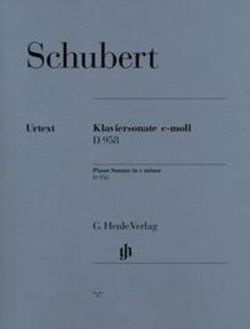 Schubert / Mies |  Klaviersonate c-moll D 958 | Buch |  Sack Fachmedien