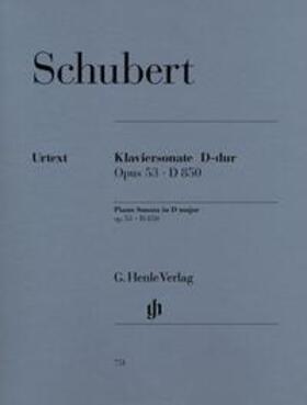 Schubert / Mies |  Klaviersonate D-dur op. 53 D 850 | Buch |  Sack Fachmedien
