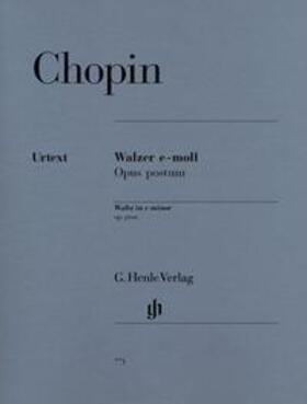 Zimmermann |  Chopin, F: Walzer e-moll op. post. | Buch |  Sack Fachmedien