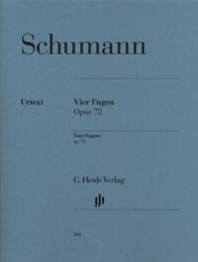 Schumann / Herttrich |  Vier Fugen op. 72 | Buch |  Sack Fachmedien