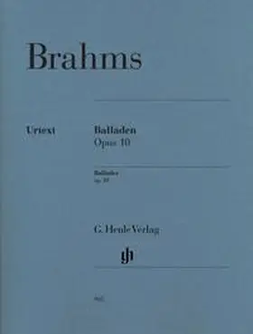 Brahms / Eich |  Brahms, Johannes - Balladen op. 10 | Buch |  Sack Fachmedien