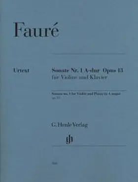 Kolb | Gabriel Fauré - Violinsonate Nr. 1 A-dur op. 13 | Buch | 979-020180980-9 | sack.de