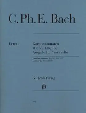 Bach / Enßlin / Heinemann |  Gambensonaten Wq 88, 136, 137 | Buch |  Sack Fachmedien