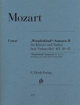 Seiffert |  Wolfgang Amadeus Mozart - "Wunderkind"-Sonaten Band II für Klavier und Violine (mit Violoncello) KV 10-15 | Buch |  Sack Fachmedien