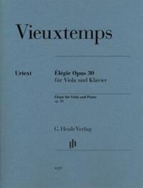 Vieuxtemps / Jost |  Élégie op. 30 für Viola und Klavier | Buch |  Sack Fachmedien