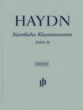 Feder |  Haydn, Joseph - Complete Piano Sonatas Volume III | Buch |  Sack Fachmedien