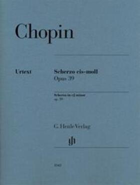 Chopin / Müllemann |  Scherzo cis-moll op. 39, Urtext | Buch |  Sack Fachmedien