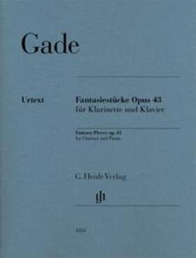 Gade / Pfeffer |  Fantasiestücke op. 43 für Klarinette und Klavier | Buch |  Sack Fachmedien