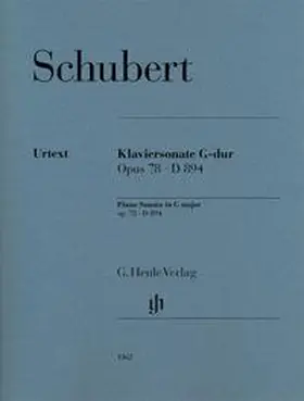 Rahmer |  Schubert, Franz - Klaviersonate G-dur op. 78 D 894 | Buch |  Sack Fachmedien