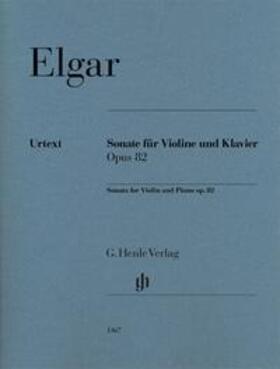 Elgar / Marshall-Luck |  Sonate für Violine und Klavier op. 82 | Buch |  Sack Fachmedien