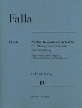 Scheideler |  Manuel de Falla - Nächte in spanischen Gärten für Klavier und Orchester | Buch |  Sack Fachmedien