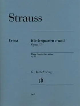 Jost |  Richard Strauss - Klavierquartett c-moll op. 13 | Buch |  Sack Fachmedien