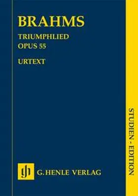 Behr / Tadday | Johannes Brahms - Triumphlied op. 55 | Buch | 979-020189030-2 | sack.de