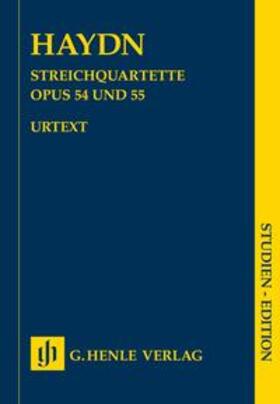 Haydn / Webster |  Streichquartette Heft VII Opus 54 und 55 | Buch |  Sack Fachmedien
