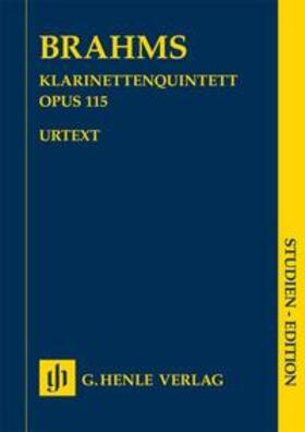 Brahms / Kirsch |  Brahms, Johannes - Klarinettenquintett h-moll op. 115 für Klarinette (A), 2 Violinen, Viola und Violoncello | Buch |  Sack Fachmedien