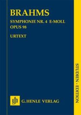 Brahms / Pascall |  Symphonie Nr. 4 e-moll op. 98 | Buch |  Sack Fachmedien
