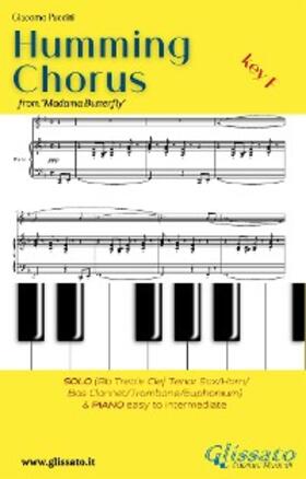 Puccini |  Humming Chorus -  Low Bb Solo instr. and Piano (Key F) | eBook | Sack Fachmedien