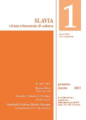 Oliva / Mazzitelli / Siciliani de Cumis |  Slavia 2021 1 | eBook | Sack Fachmedien