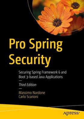 Scarioni / Nardone |  Pro Spring Security | Buch |  Sack Fachmedien