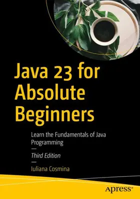 Cosmina |  Java 23 for Absolute Beginners | Buch |  Sack Fachmedien