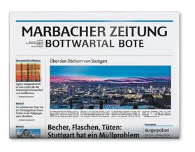 Marbacher Zeitung | Stuttgarter Nachrichten Verlagsgesellschaft | Zeitschrift | sack.de