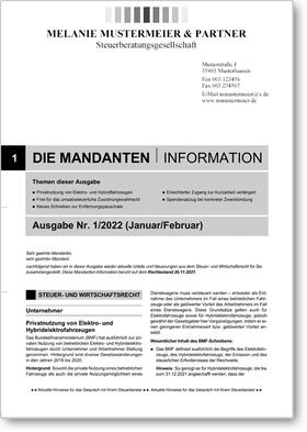  Die Mandanten Information | Zeitschrift |  Sack Fachmedien